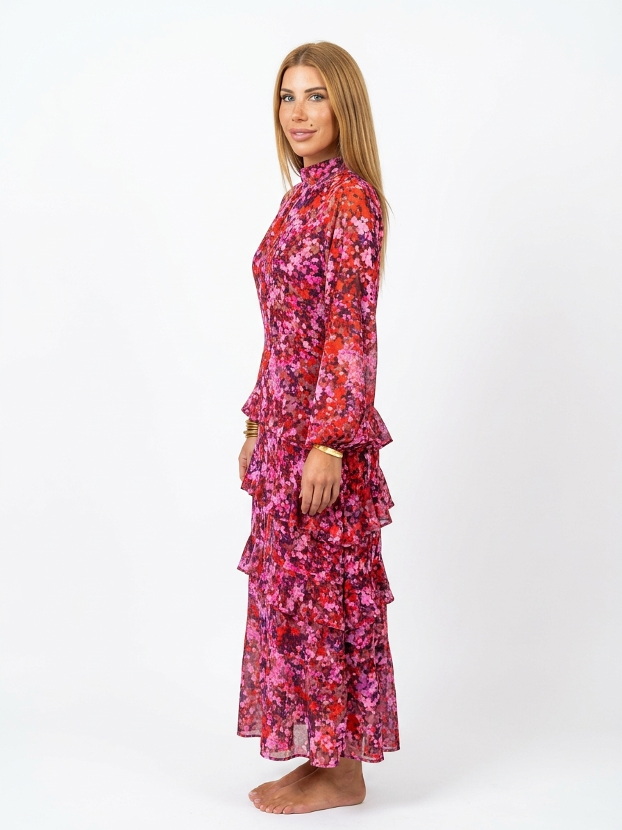 Charlotte Evening Dress | Bold Elegance, Statement Style - main - side