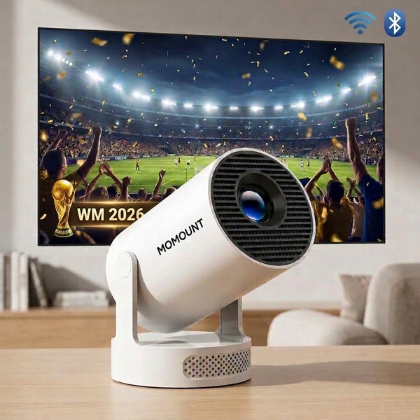 4K-fähiger Beamer – WLAN und Bluetooth