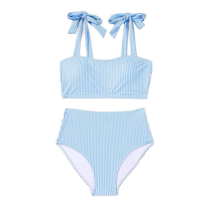 Momount Women High Waist Bikini Set