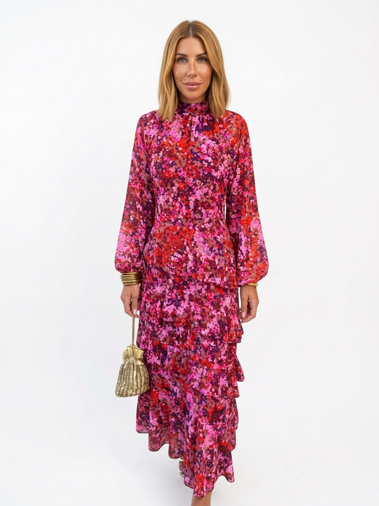 Charlotte Evening Dress | Bold Elegance, Statement Style - main - front