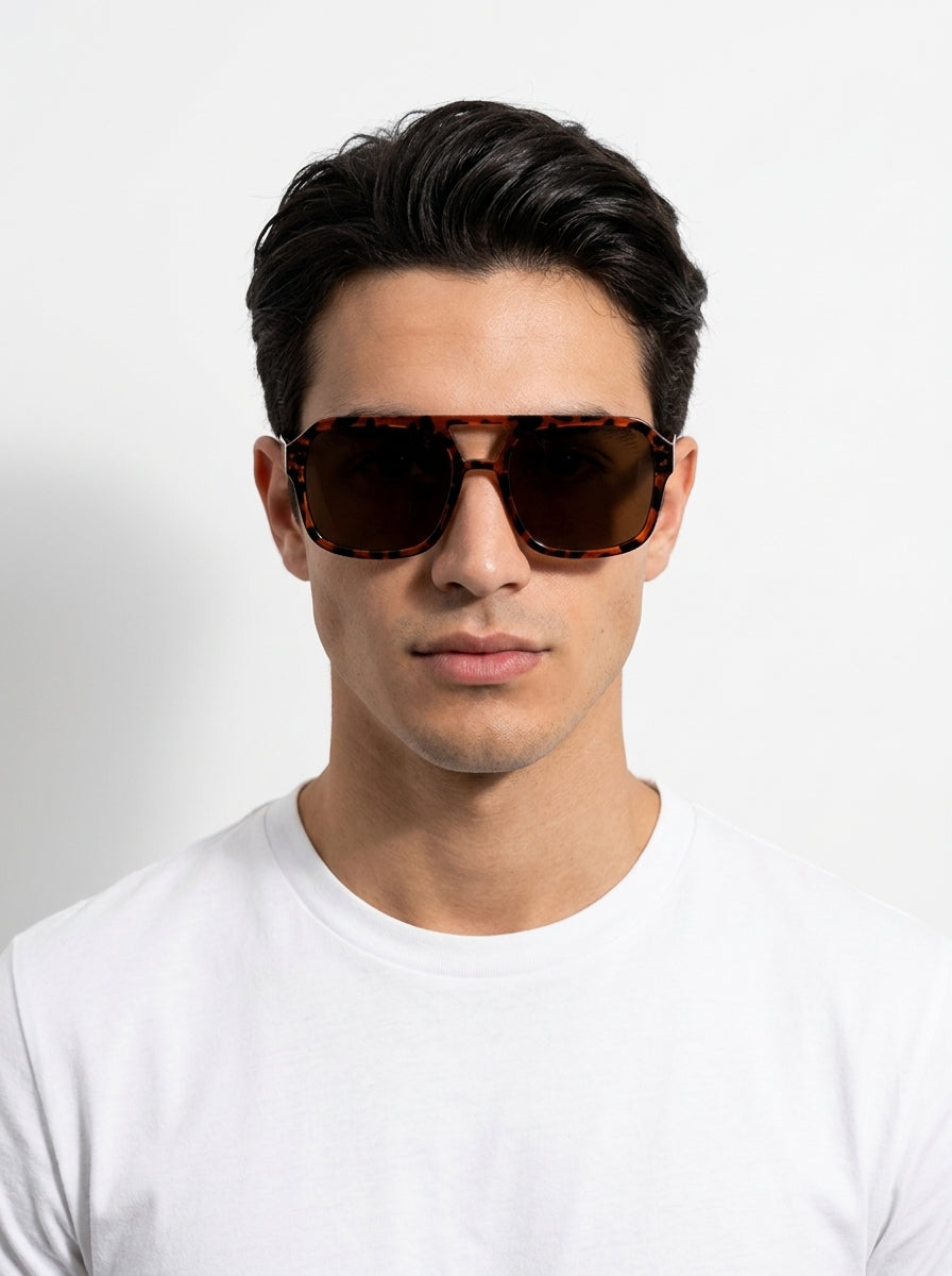 Celestina | Vintage aviator sunčane naočale boje kornjačevine