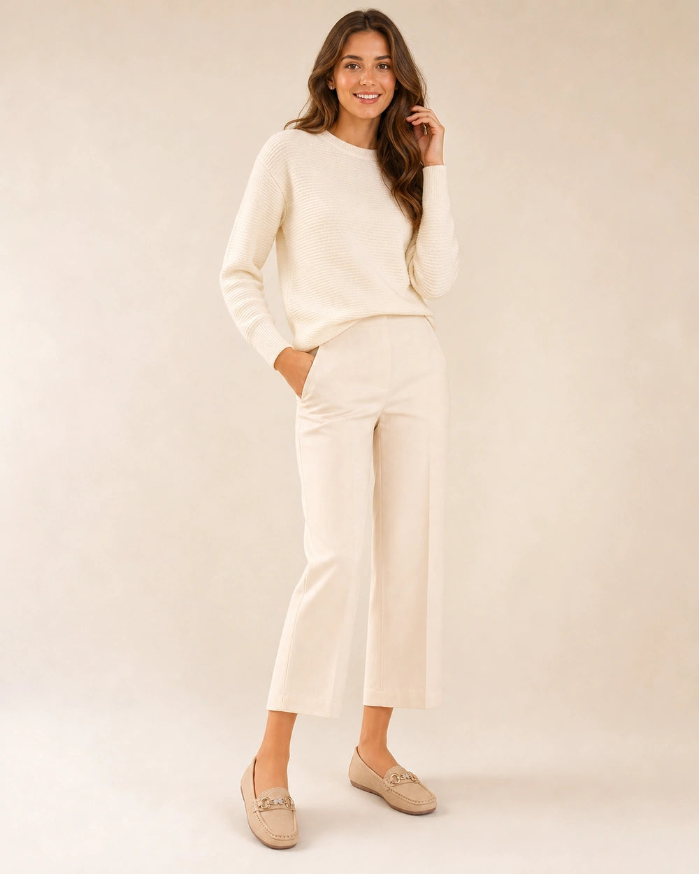 Damen-Loafer mit goldener Kette — Produktbild 2