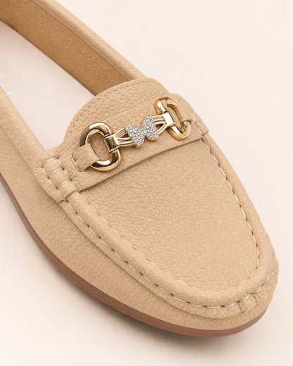 Damen-Loafer mit goldener Kette — Produktbild 6