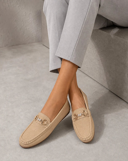 Damen-Loafer mit goldener Kette — Produktbild 8
