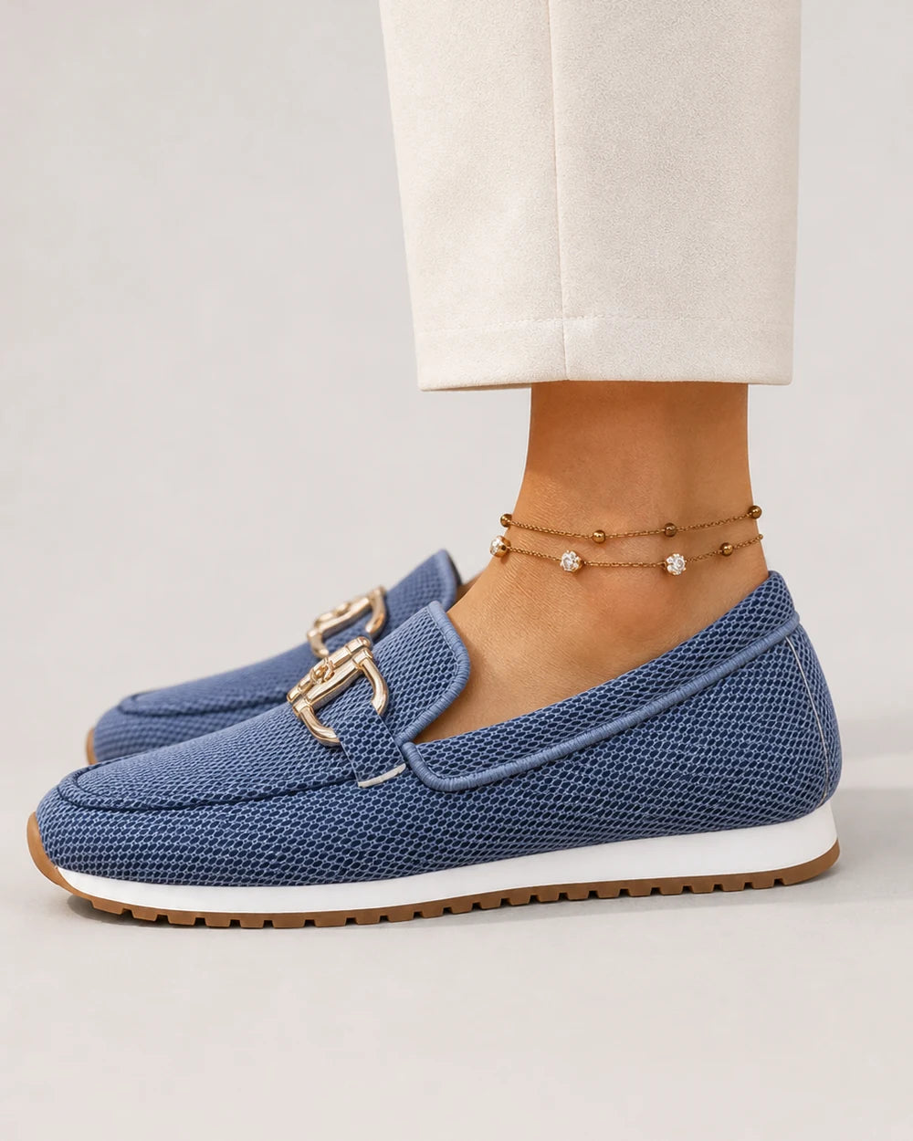 Damen-Loafer mit Doppelspange und sportlicher Sohle — Produktbild 4