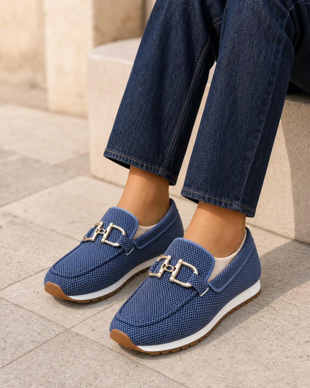 Damen-Loafer mit Doppelspange und sportlicher Sohle — Produktbild 8
