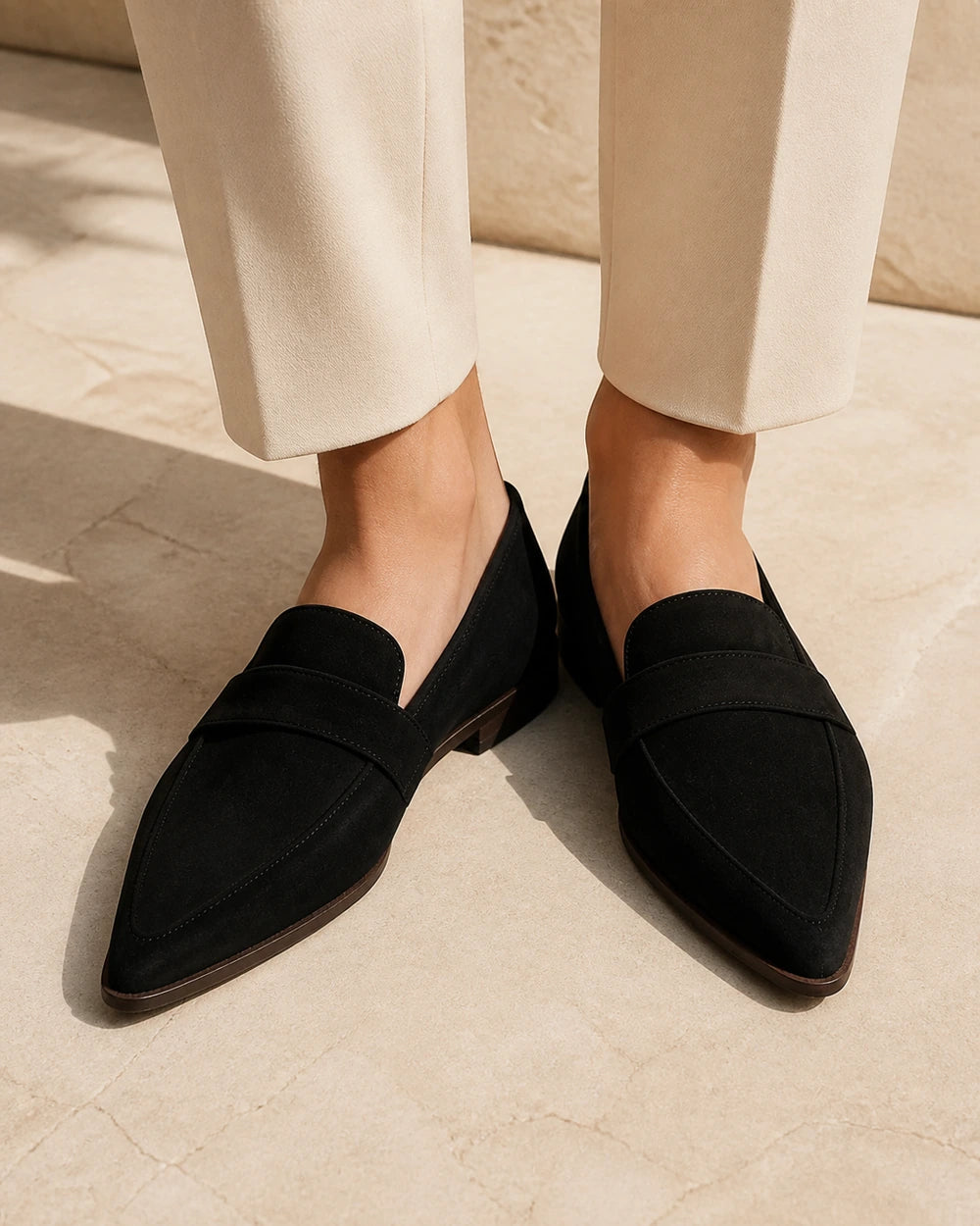Spitzer Damen-Loafer mit Penny-Riegel — Produktbild 1