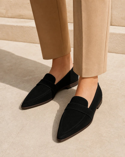 Spitzer Damen-Loafer mit Penny-Riegel — Produktbild 2