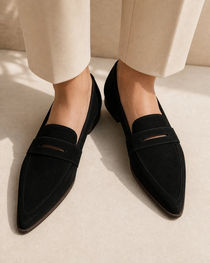 Spitzer Damen-Loafer mit Penny-Riegel — Produktbild 5