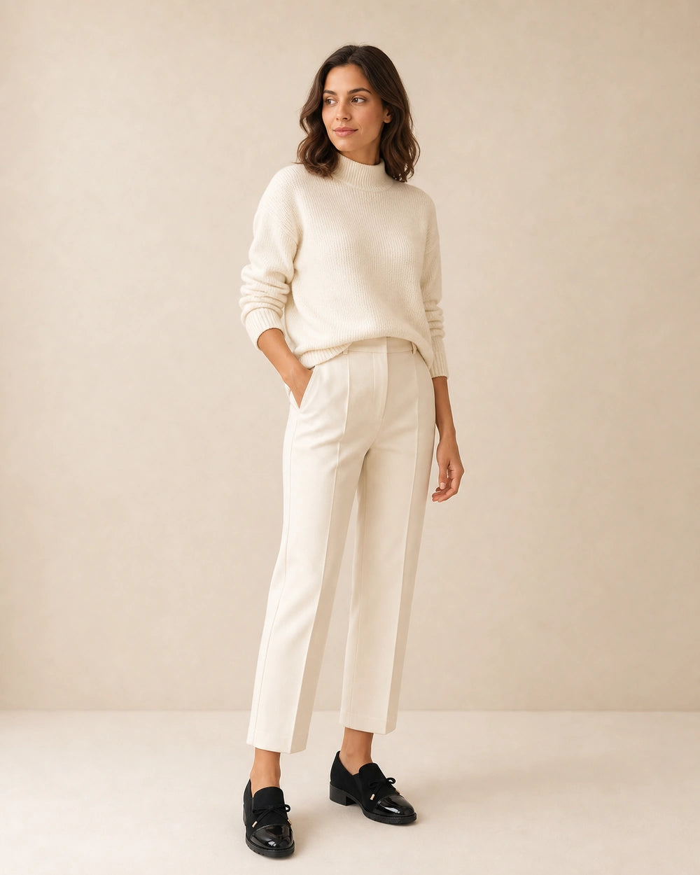 Damen-Loafer mit Lackspitze und Schleife — Produktbild 2