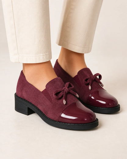 Damen-Loafer mit Lackspitze und Schleife — Produktbild 10