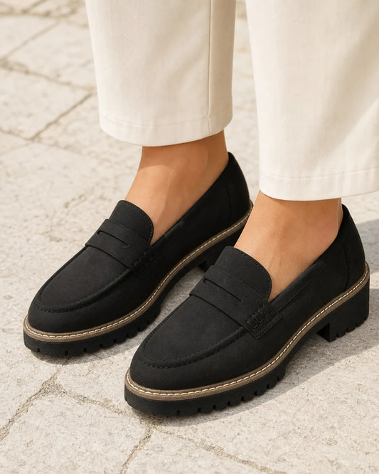 Damen-Loafer mit markanter Profilsohle — Produktbild 1