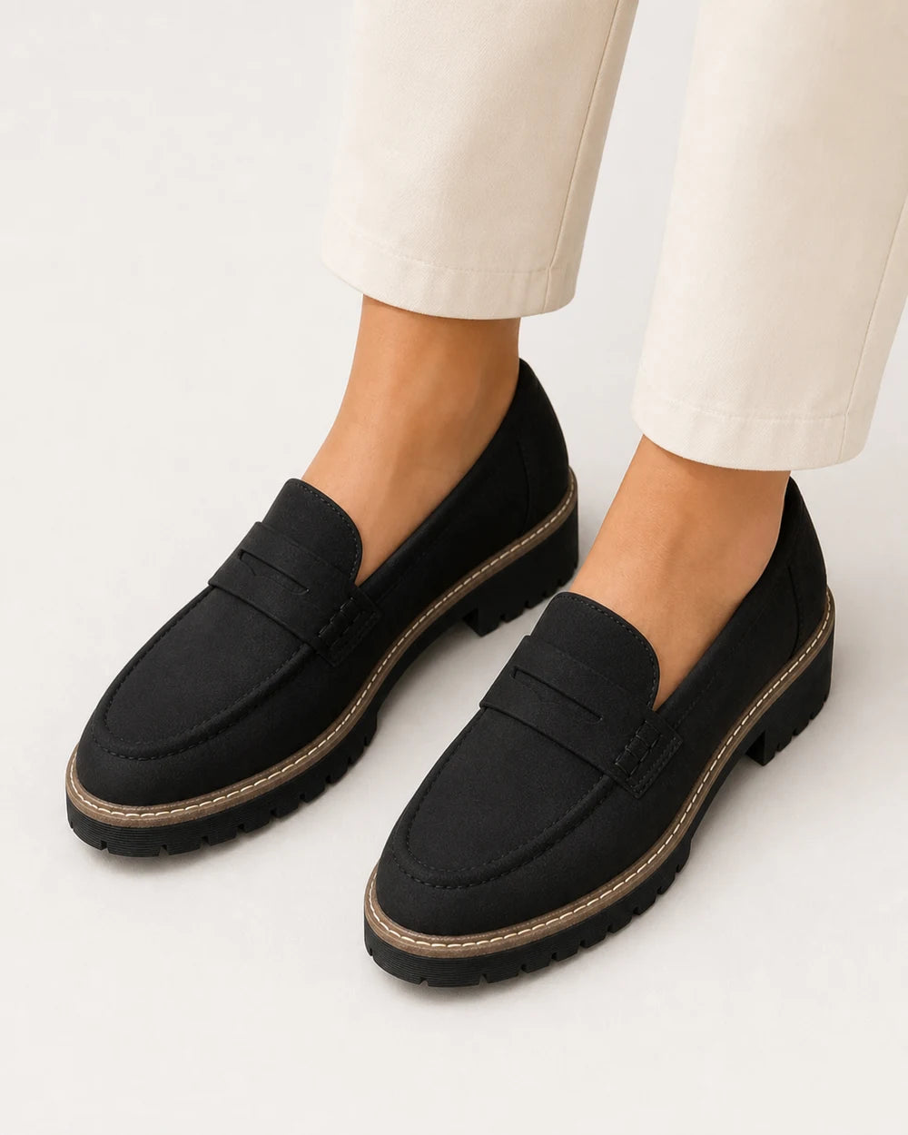 Damen-Loafer mit markanter Profilsohle — Produktbild 5