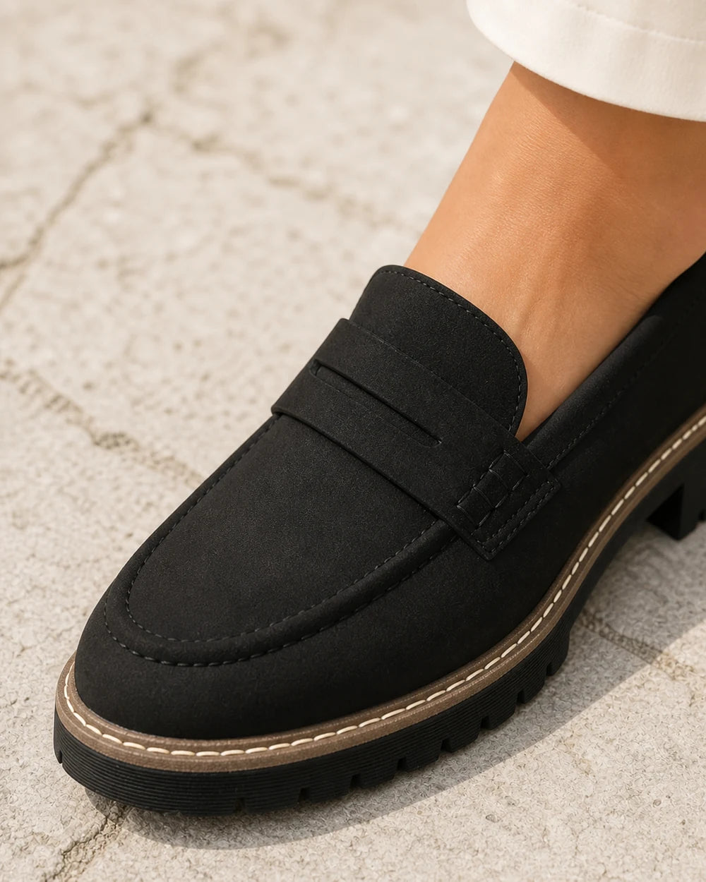 Damen-Loafer mit markanter Profilsohle — Produktbild 6