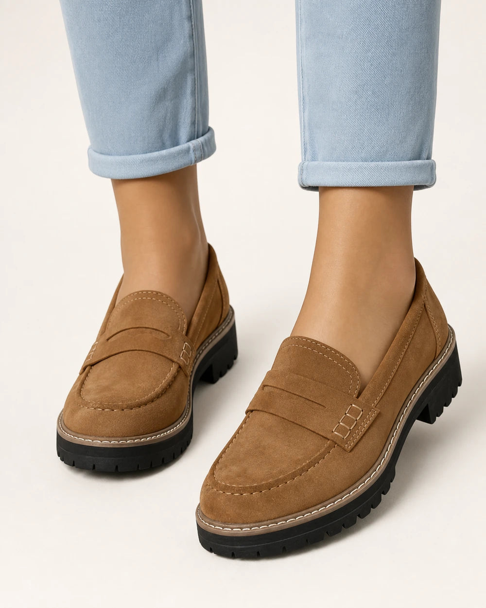 Damen-Loafer mit markanter Profilsohle — Produktbild 12