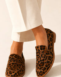Brauner Animal-Print