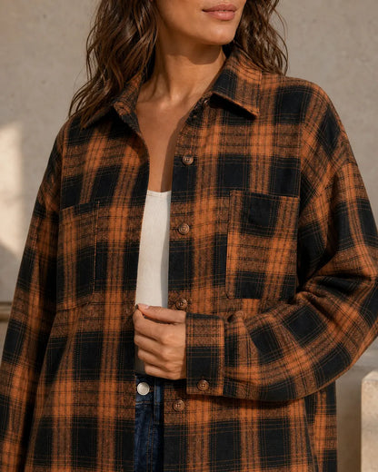 Damen Oversize-Karohemd — image 5