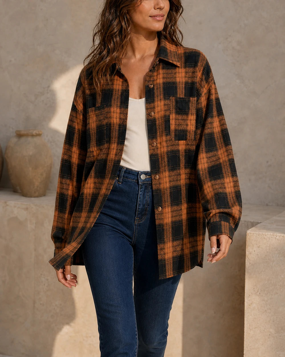 Damen Oversize-Karohemd — image 6