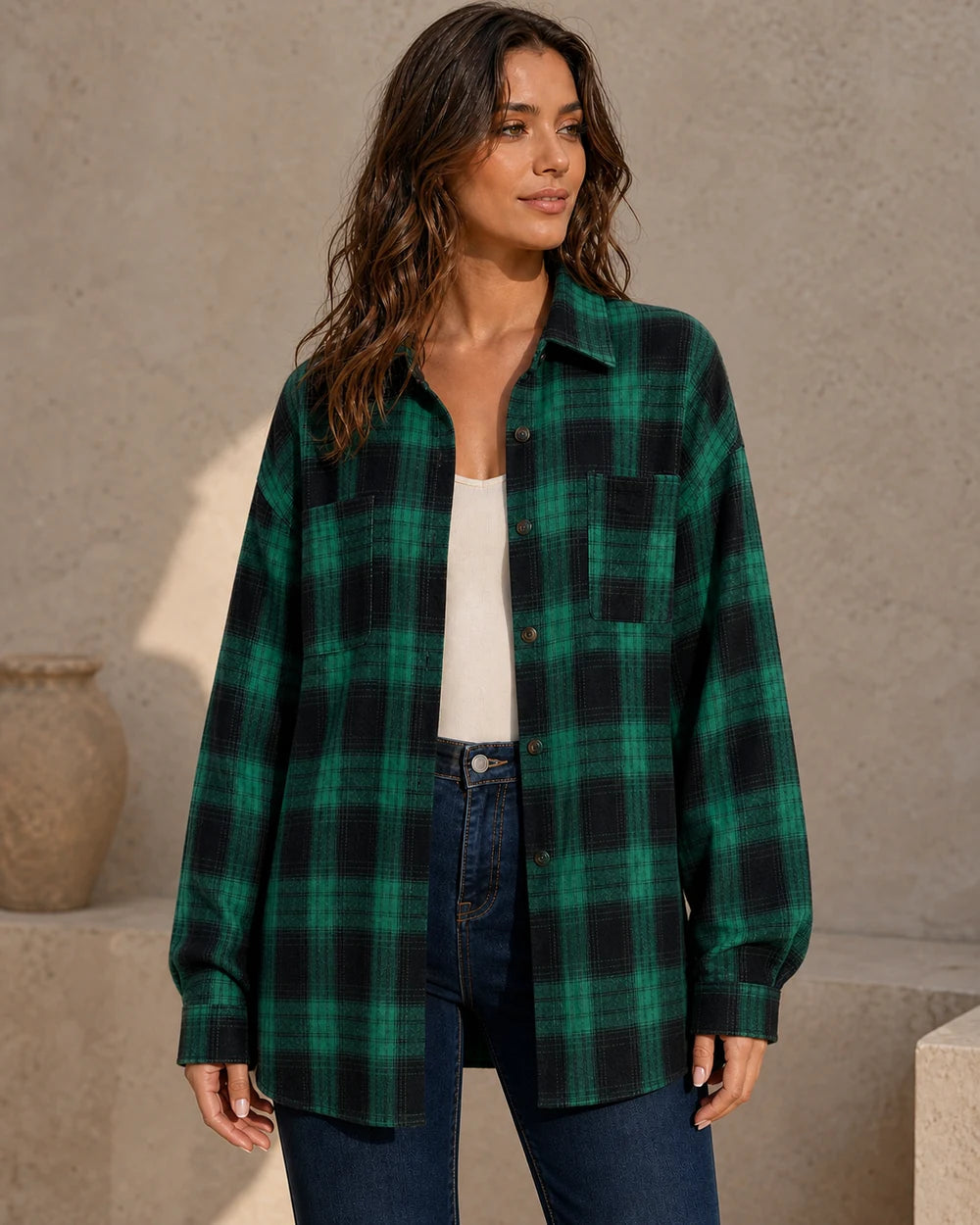 Damen Oversize-Karohemd — image 10