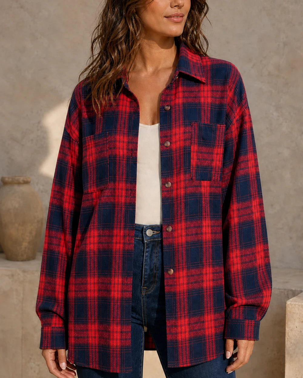 Damen Oversize-Karohemd — image 15