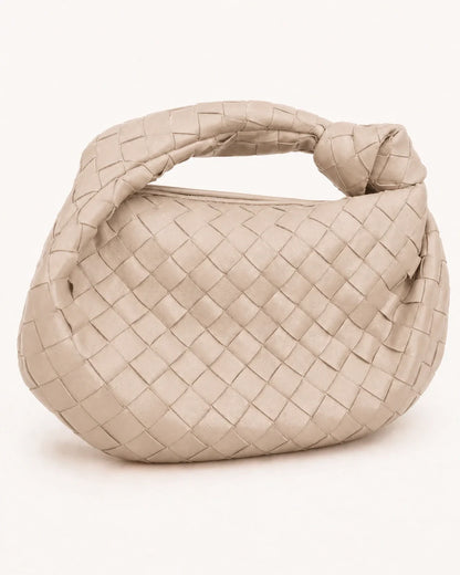 Momount Geflochtene Hobo-Handtasche für Damen