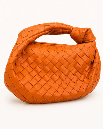 Momount Geflochtene Hobo-Handtasche für Damen