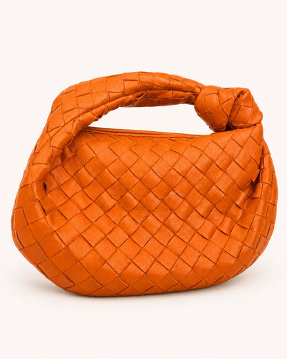 Momount Geflochtene Hobo-Handtasche für Damen