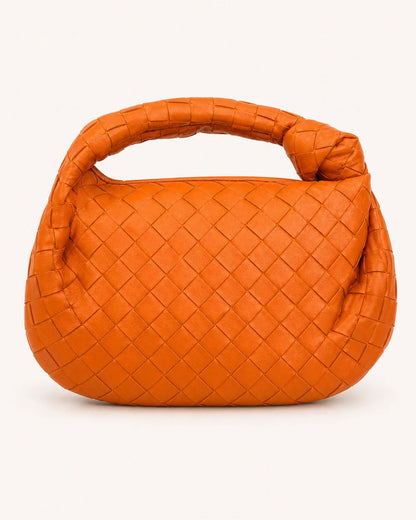 Momount Geflochtene Hobo-Handtasche für Damen