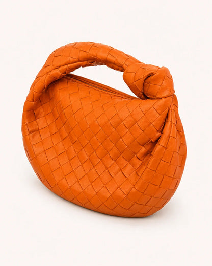 Momount Geflochtene Hobo-Handtasche für Damen